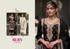 Ruby Color Edition By Eba Chinon Embroidery Readymade Suits Suppliers In India
